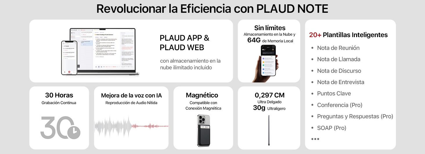2 plaud note, plaud ai, plaud grabadora de voz