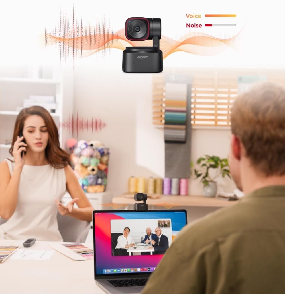 obspot tiny microfono dual obsbot tiny 2 lite, obsbot tiny 4k, obsbot webcam 4k, obsbot tiny 2 review